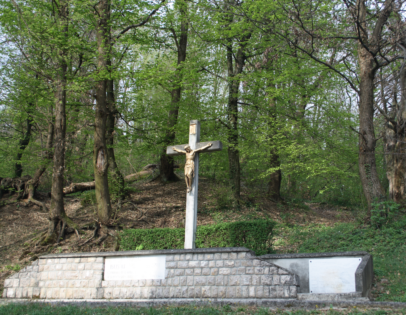 Karlovačka - Károlyváros - Križni put kod crkve Gospe Snježne, Dubovac - stációs keresztút a Havas Boldogasszony templomnál, Dubovacban