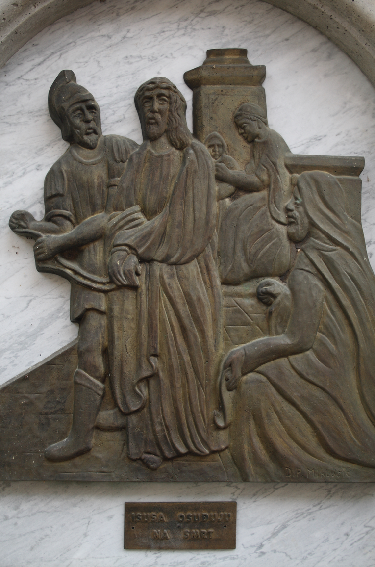 Karlovačka - Károlyváros - Križni put kod crkve Gospe Snježne, Dubovac - stációs keresztút a Havas Boldogasszony templomnál, Dubovacban