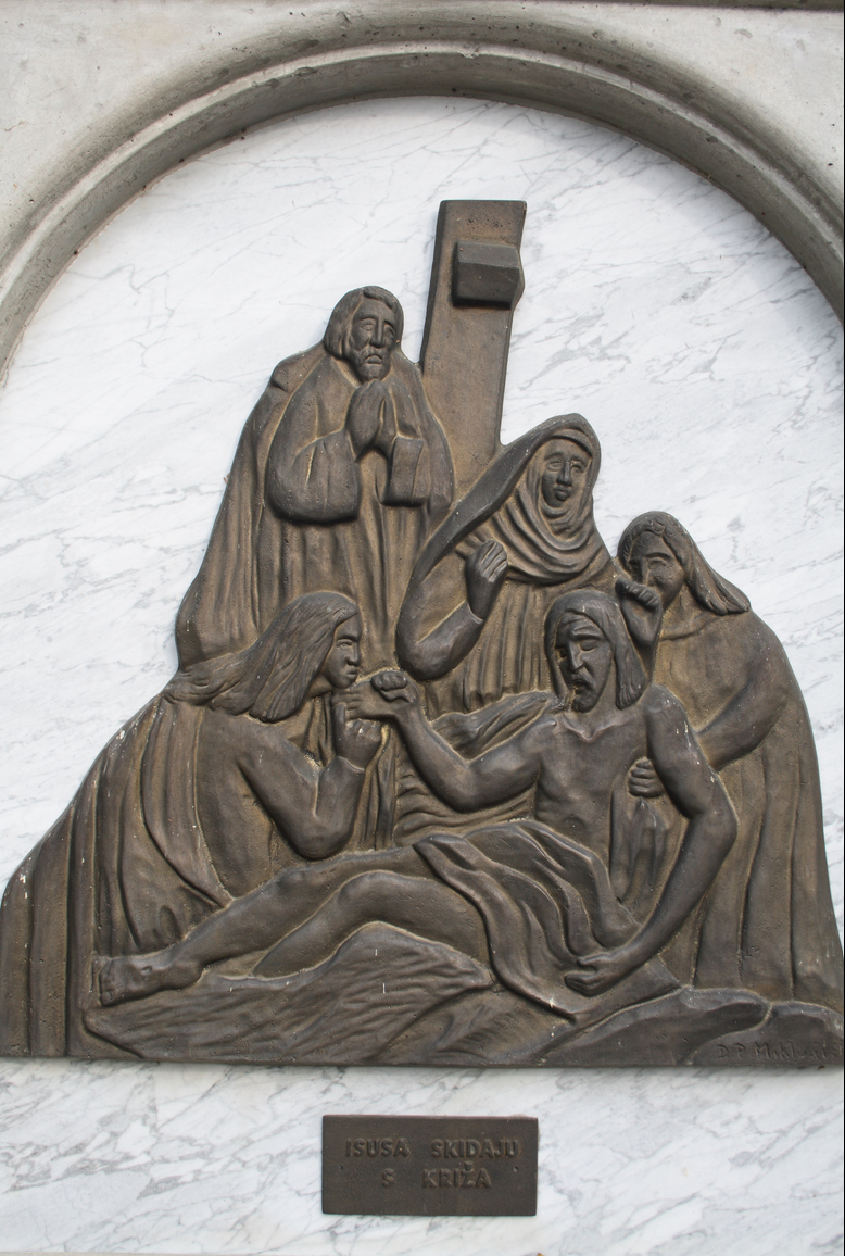 Karlovačka - Károlyváros - Križni put kod crkve Gospe Snježne, Dubovac - stációs keresztút a Havas Boldogasszony templomnál, Dubovacban