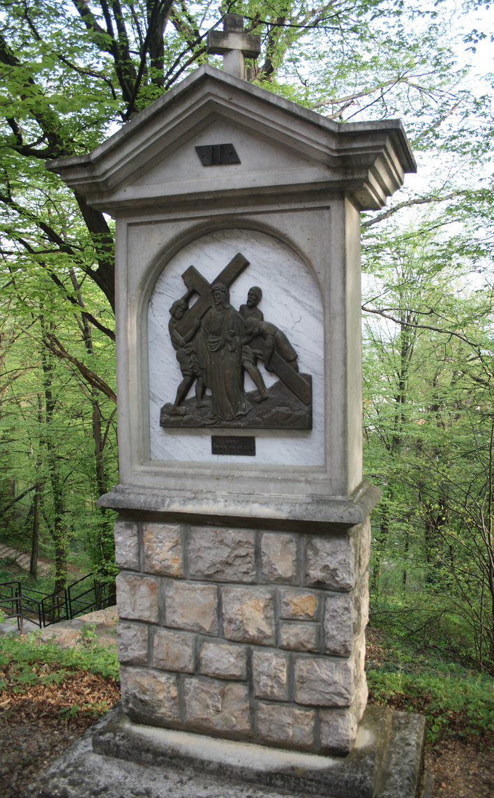 Karlovačka - Károlyváros - Križni put kod crkve Gospe Snježne, Dubovac - stációs keresztút a Havas Boldogasszony templomnál, Dubovacban