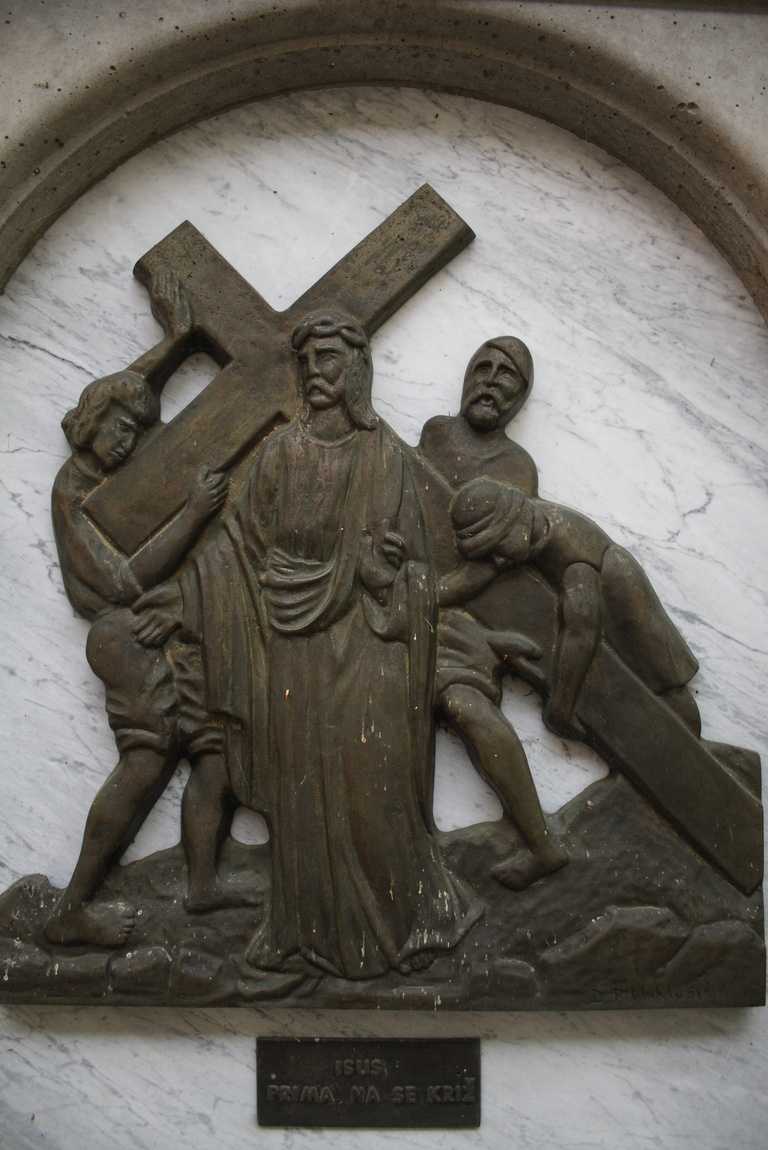 Karlovačka - Károlyváros - Križni put kod crkve Gospe Snježne, Dubovac - stációs keresztút a Havas Boldogasszony templomnál, Dubovacban