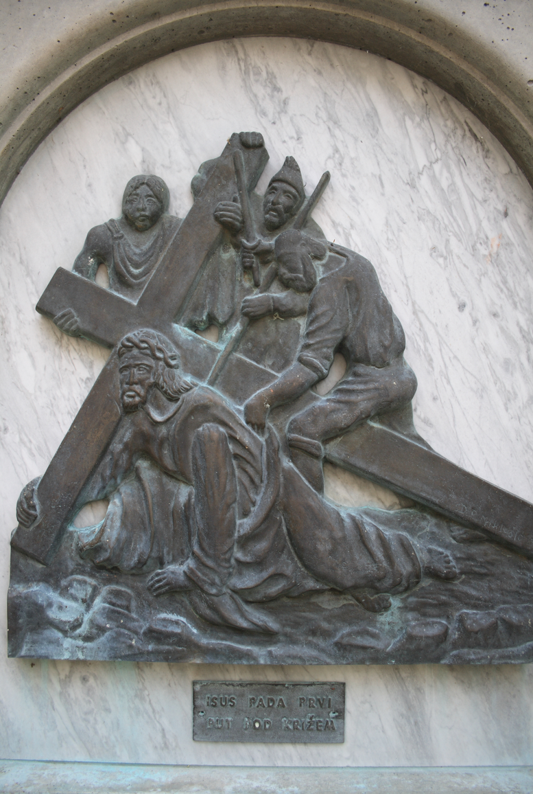 Karlovačka - Károlyváros - Križni put kod crkve Gospe Snježne, Dubovac - stációs keresztút a Havas Boldogasszony templomnál, Dubovacban