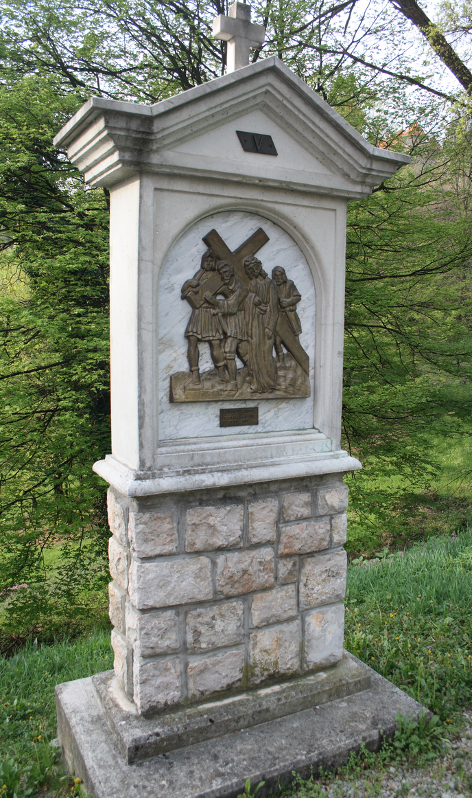 Karlovačka - Károlyváros - Križni put kod crkve Gospe Snježne, Dubovac - stációs keresztút a Havas Boldogasszony templomnál, Dubovacban