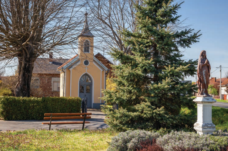 Budančevica - Gospe Lurdske - Lourdes-i Szűzanya-szobor