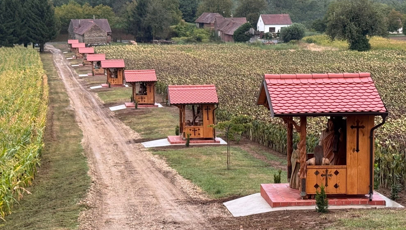 Čepelovac - Kapela “Gospa od Kalvarije” i Križni put, Podravski Jeruzalem - Kálváriánus Miasszonyunk-kápolna a keresztúttal
