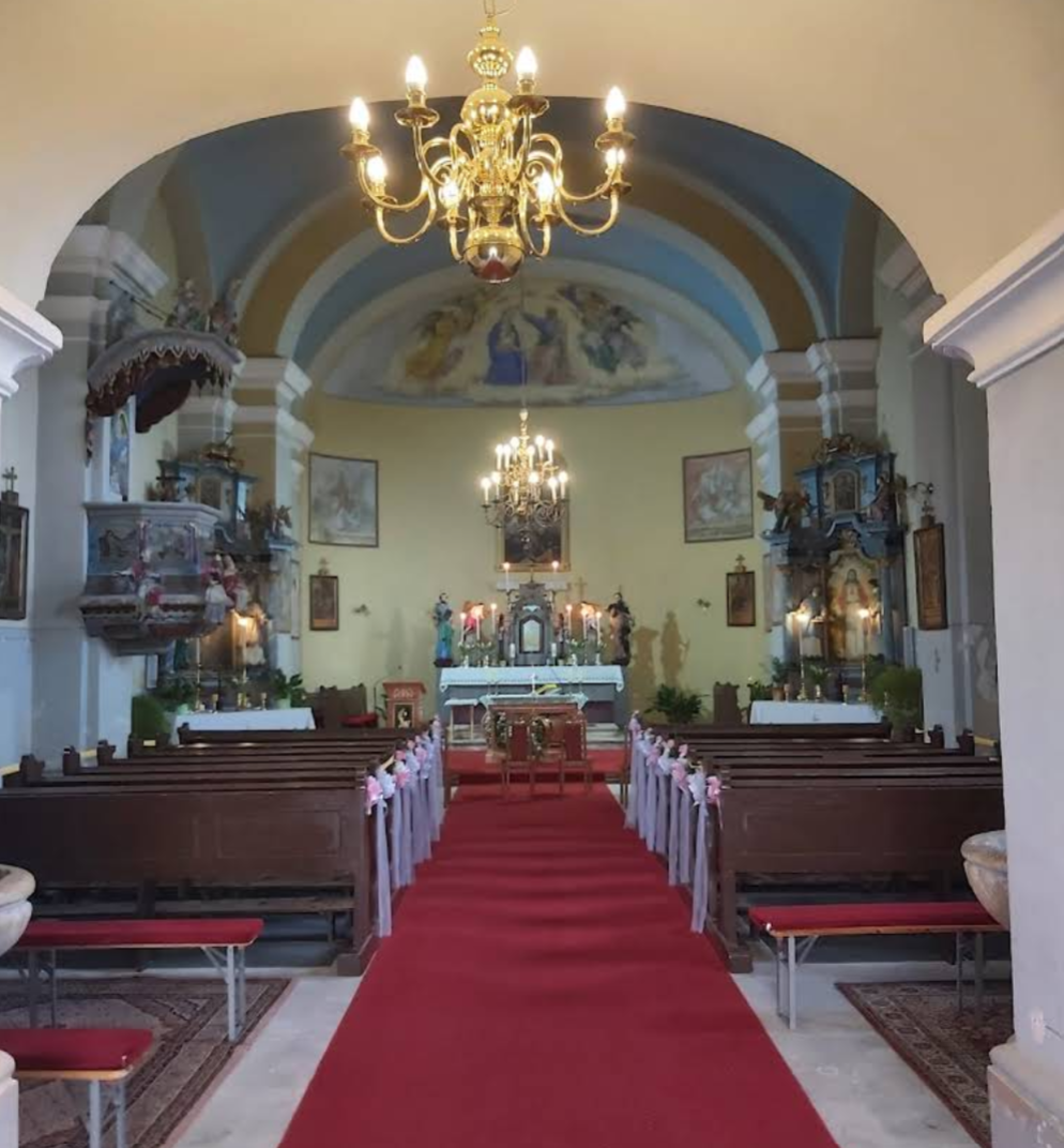 Đelekovec - Gyelekóc - Župna crkva Uznesenja Blažene Djevice Marije (BDM) - Boldogságos Szűz Mária Mennybemenetele/Nagyboldogasszony-plébániatemplom