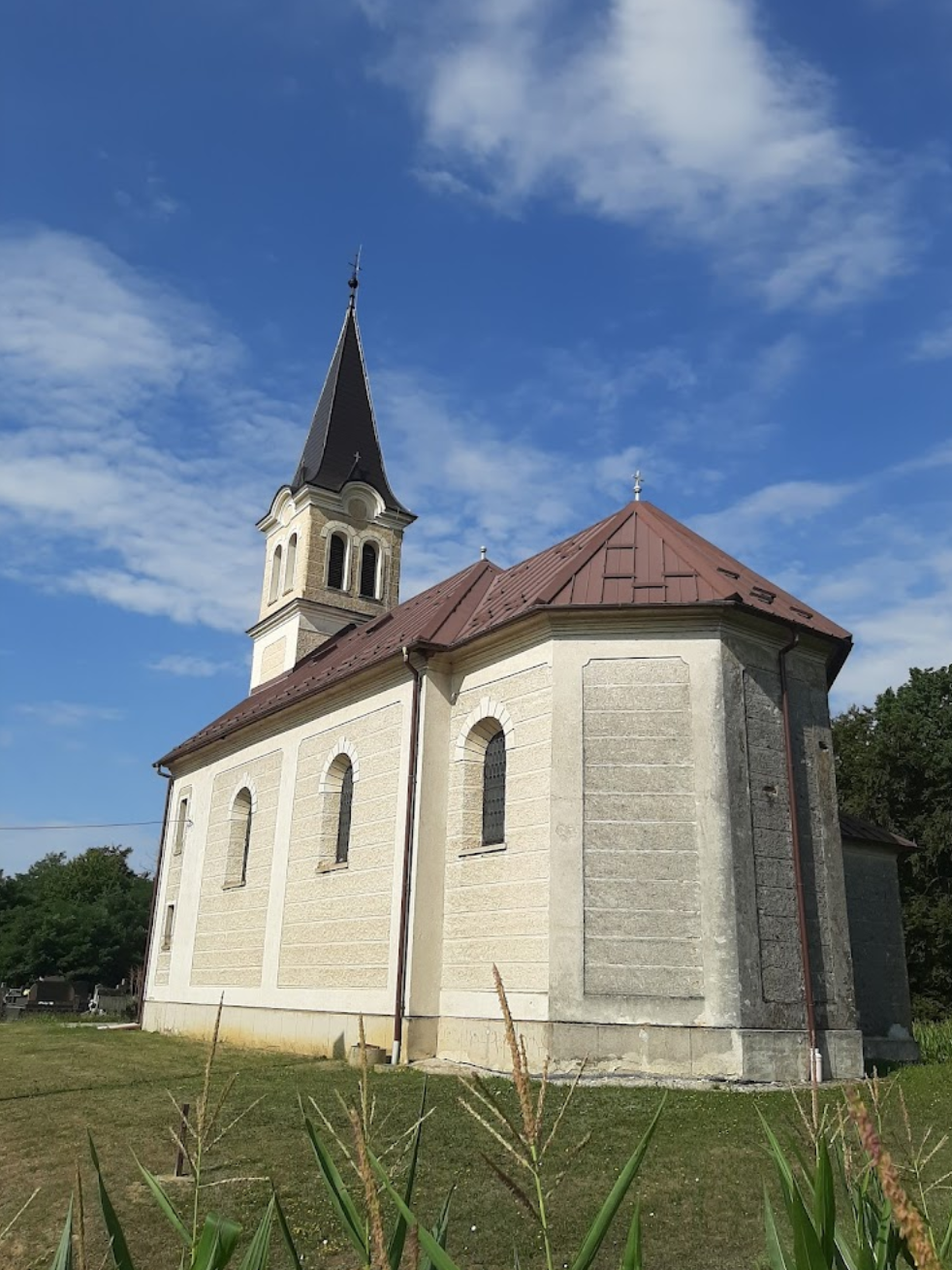 Donja Velika - Kapela Uznesenja Blažene Djevice Marije na groblju - Szűz Mária Mennybemenetele-kápolna a temetőben