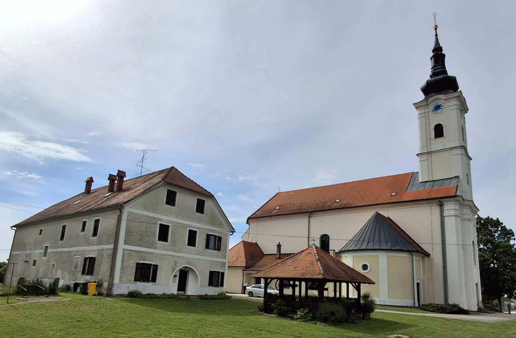 Kloštar Podravski - Gorbonok - Župna crkva svetog Benedikta opata i Žalosne Gospe - Szent Benedek apát és Fájdalmas Szűzanya-plébániatemplom