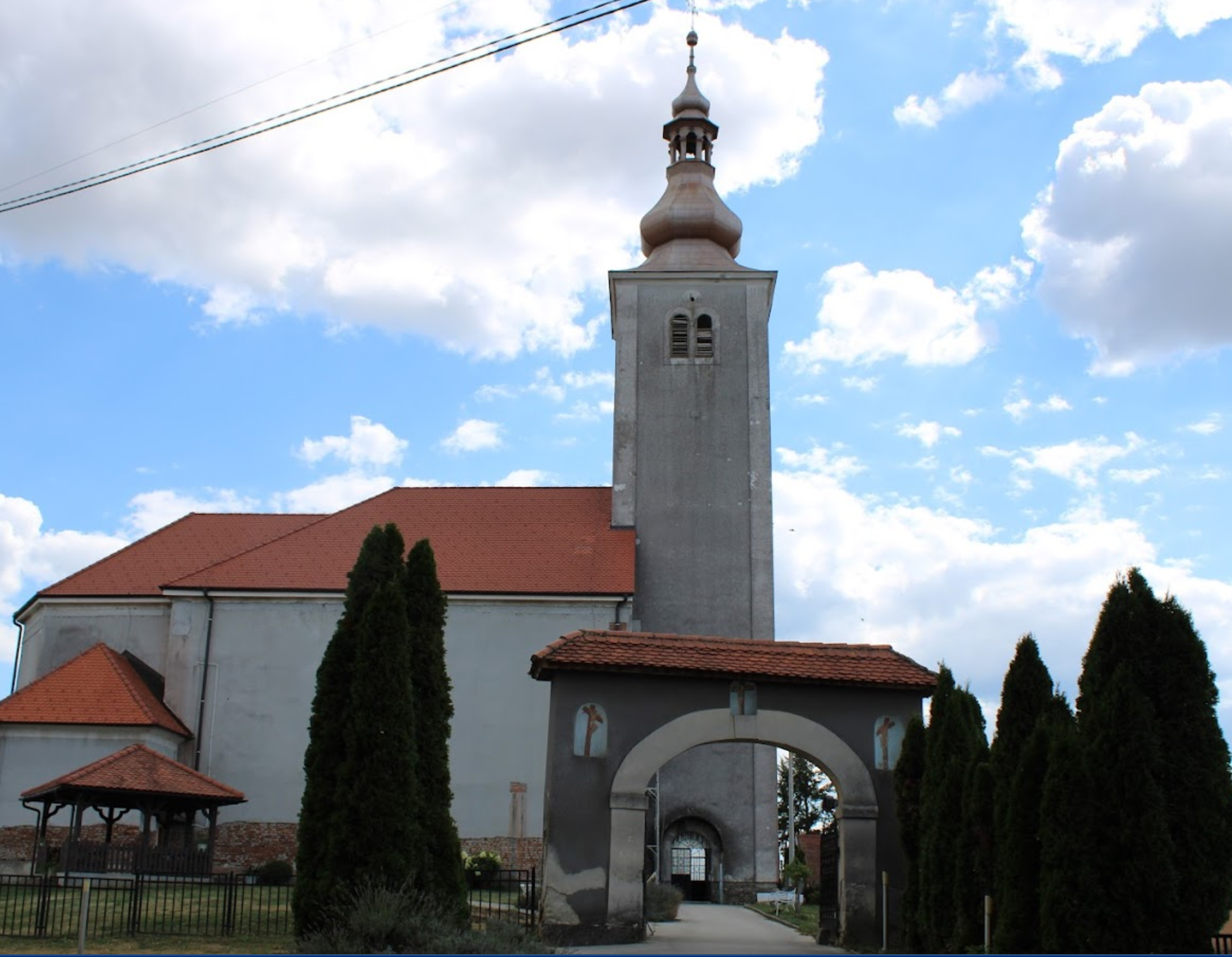 Koprivnički Ivanec - Župna crkva sv. Ivan Krstitelj - Keresztelő Szent János-plébániatemplom a temetőnél