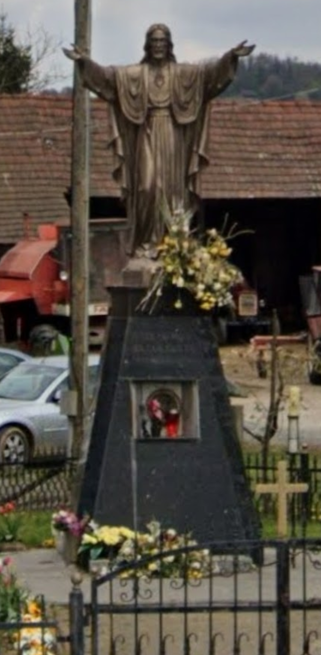 Kusijevec - Kip Isusa Krista Iskupitelja - Áldást osztó Krisztus, a Megváltó-szobra