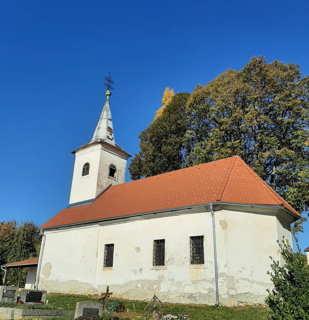 Osijek Vojakovački - Crkva sv. Nikolaja - Szent Miklós-templom, szerb ortodox templom a temetőben