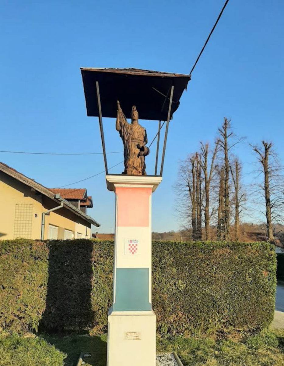 Rasinja - Apajkeresztúr/Raszinyakeresztúr - Pil svetog Florijana - Szent Flórián-szobor