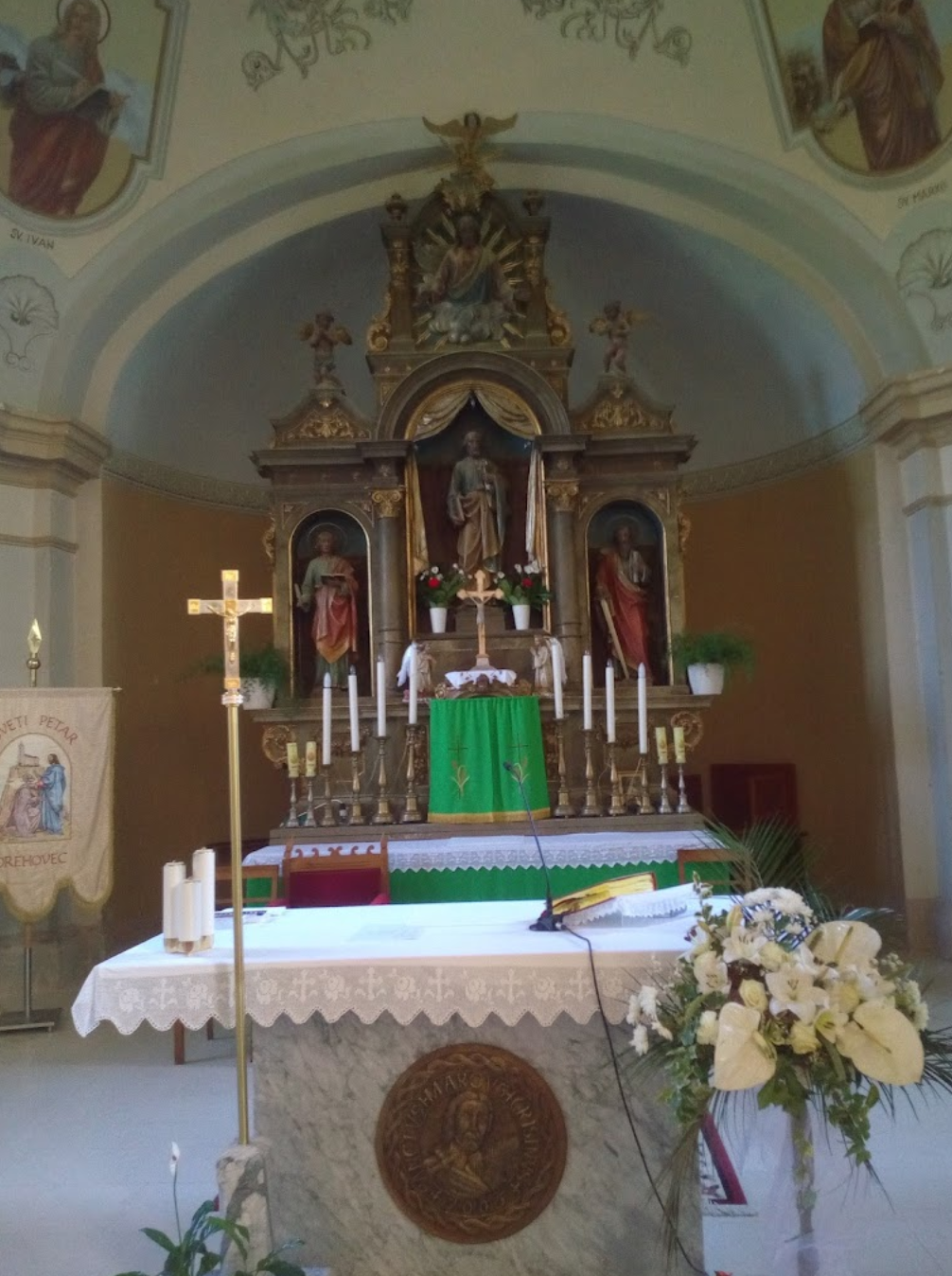 Sveti Petar Orehovec - Župna crkva sv. Petra apostola - Szent Péter apostol-plébániatemplom