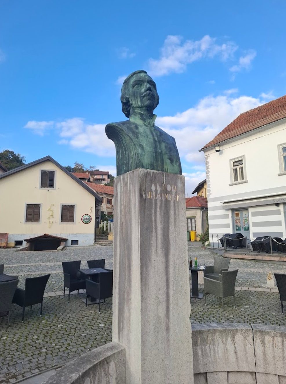 Klanjec - Spomenik Antun Mihanović - Antun Mihanović-mellszobor