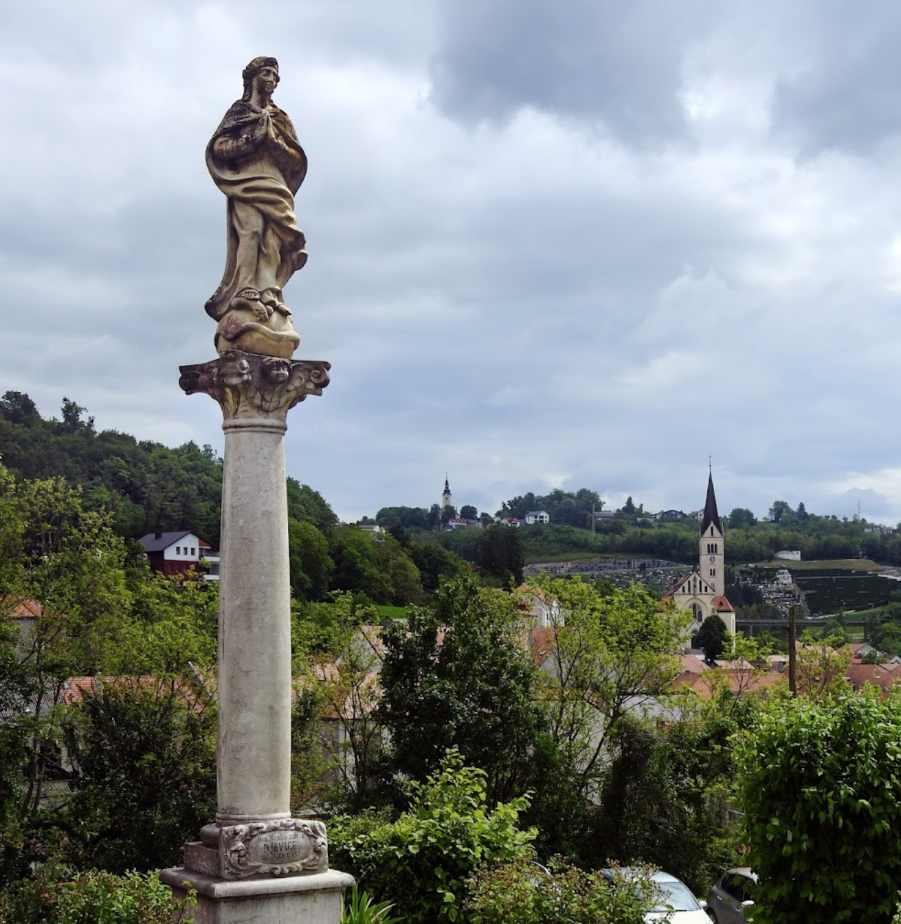 Krapina - Korpona - Marijanski stup - Szűz Mária-oszlop