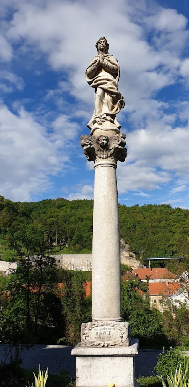 Krapina - Korpona - Marijanski stup - Szűz Mária-oszlop