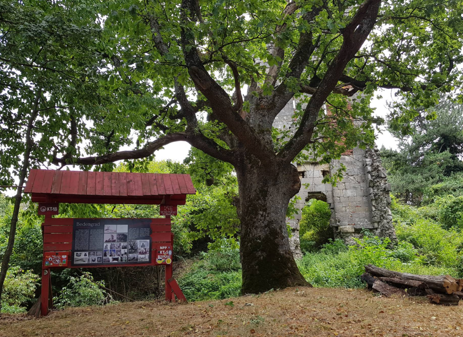 Gradac Našički - Nekcseváralja - Bedemgrad - Nekcse vára, várrom