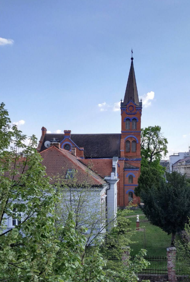 Osijek - Eszék - Kalvinska crkva - evangélikus templom