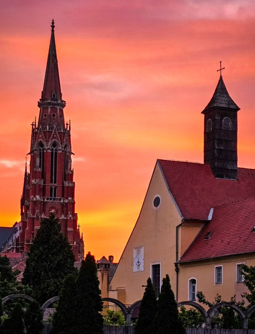 Osijek - Eszék - Crkva sv. Jakova i Kapucinski samostan - Szent Jakab-templom és kapucinus kolostor