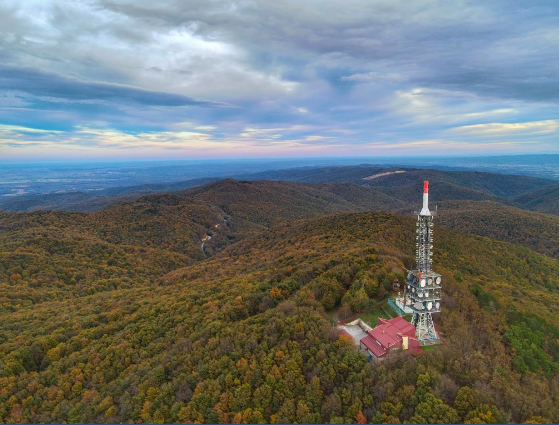 Kutjevo - Vidikovac Kapovac (792 m) - Kapovac kilátó a Krndija-hegységben