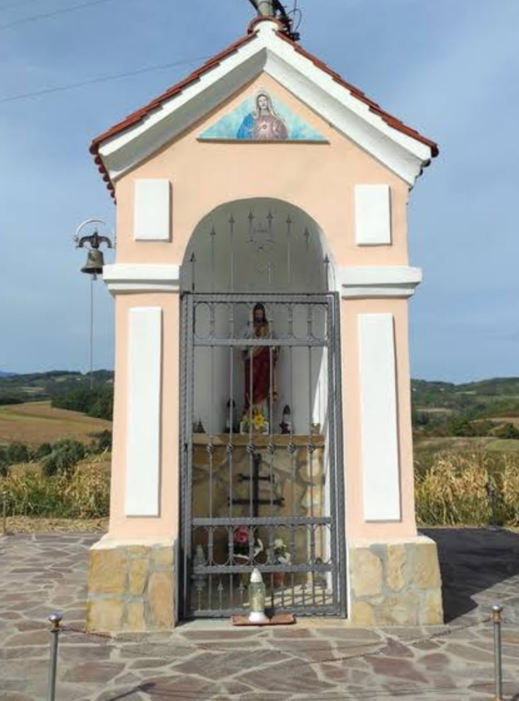 Butkovec - Kapela - kápolna, benne Jézus Szent szíve-szobor