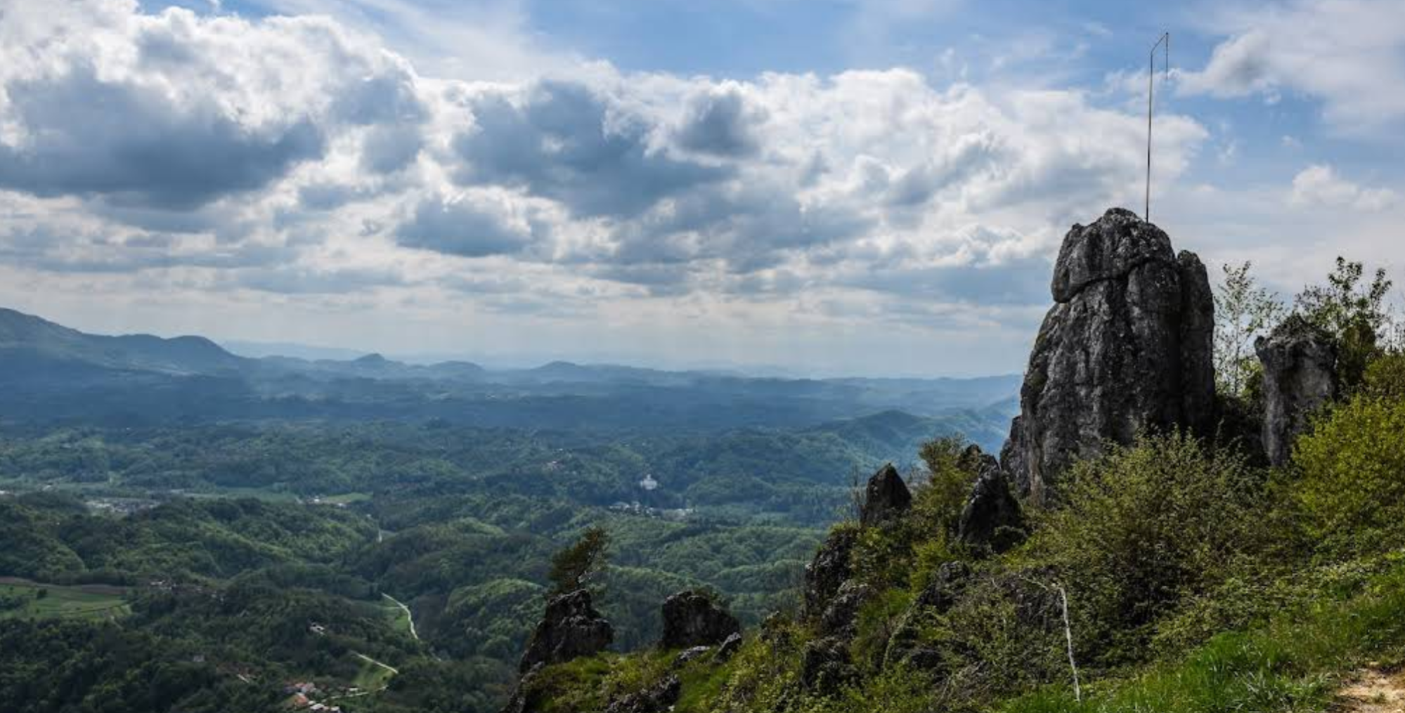 Kameničko Podgorje - Piramida Ravna Gora (694 m) - Piramida kilátó (694 m)