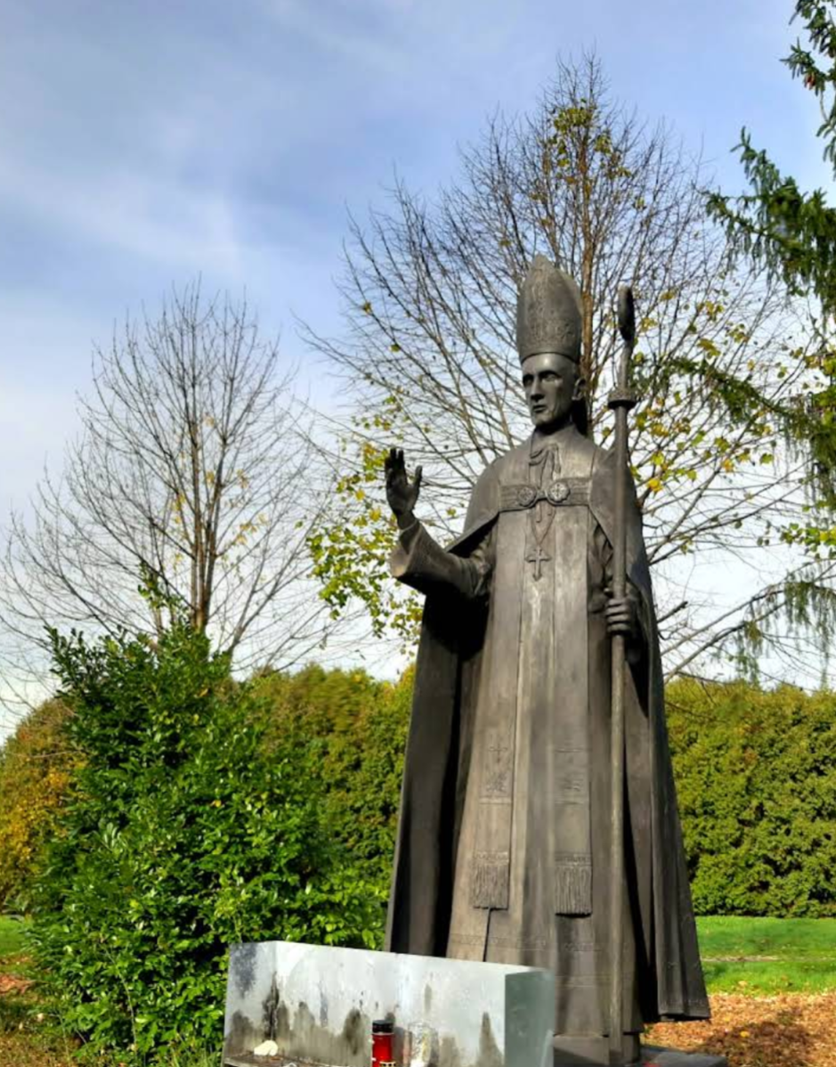 Ludbreg - Spomenik Alojziju Stepincu - Alojzije Stepinac emlékműve