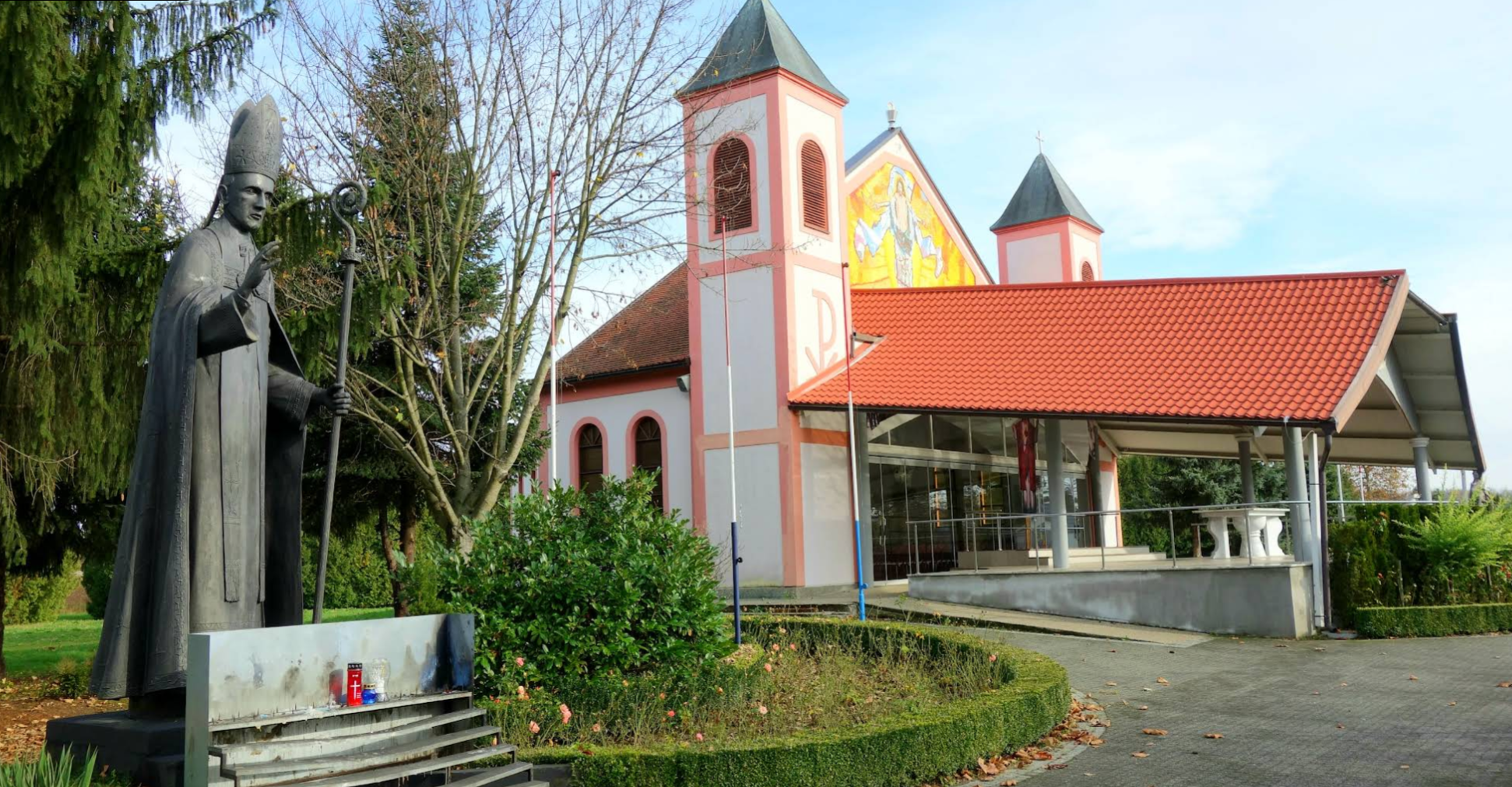 Ludbreg - Spomenik Alojziju Stepincu - Alojzije Stepinac emlékműve