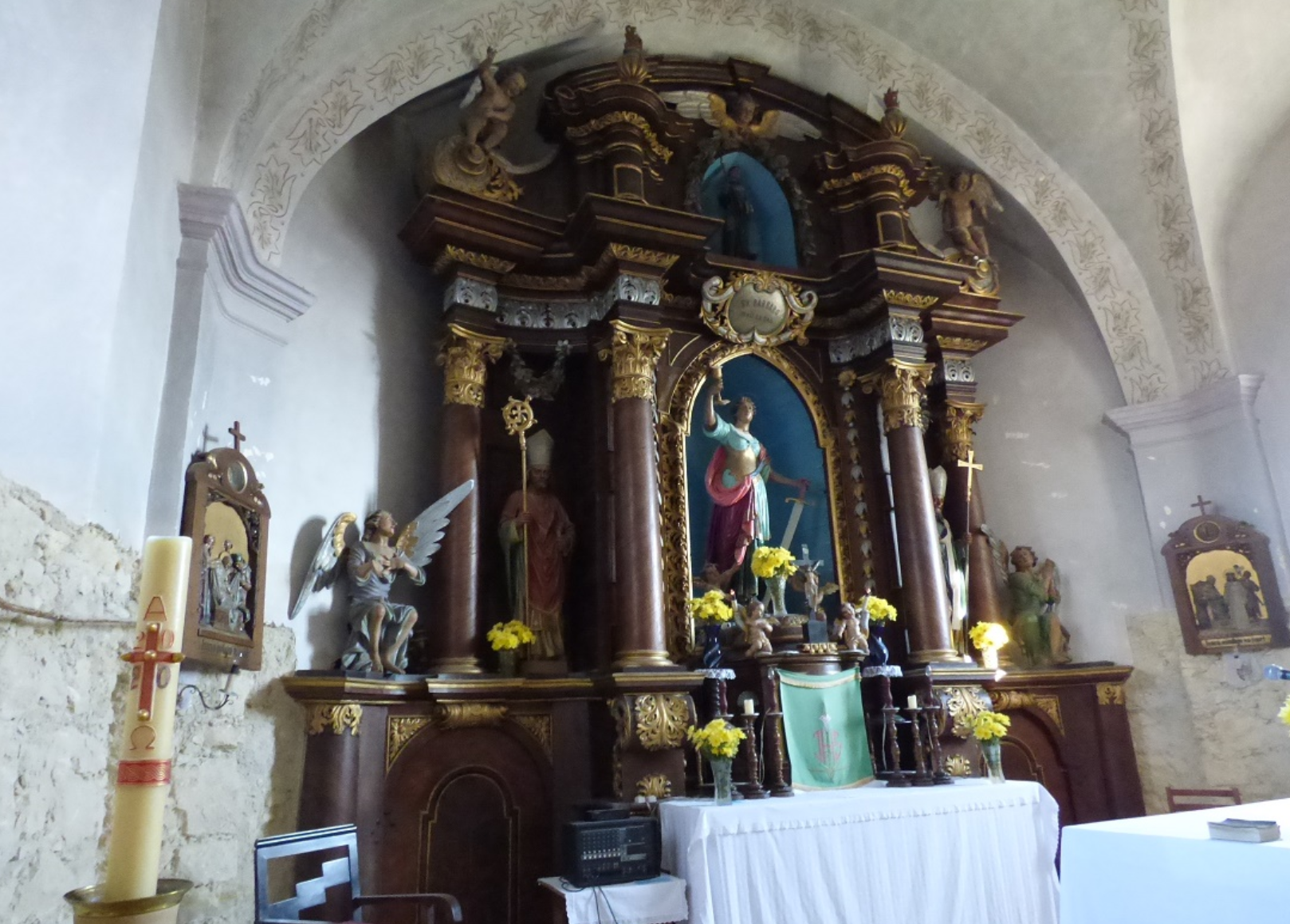 Natkrižovljan - Crkva svete Barbare - Szent Borbála-templom