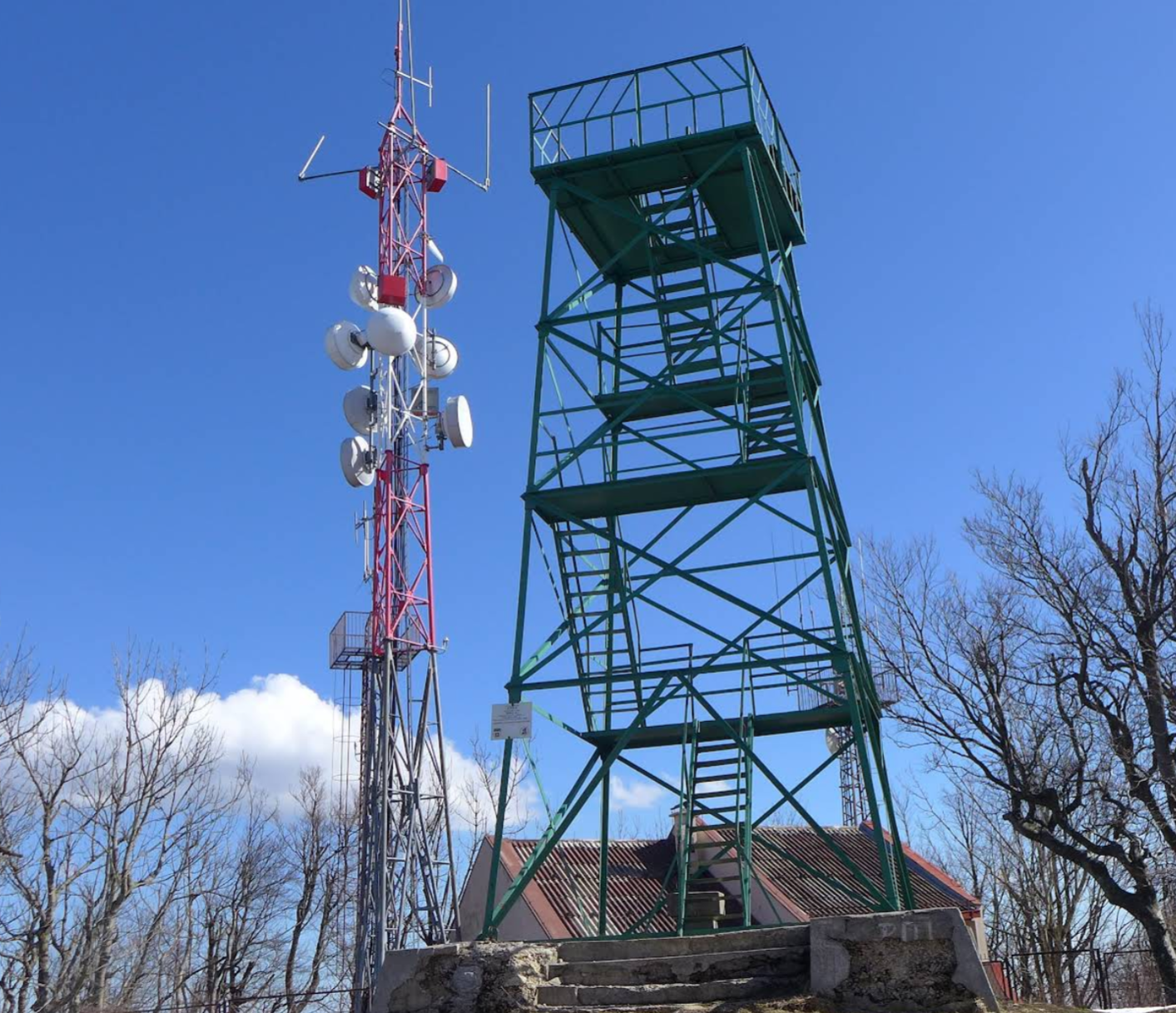 Prigorec - Vidikovac Ivanščica, Piramida - kilátó a Pyramidán (1059 m)