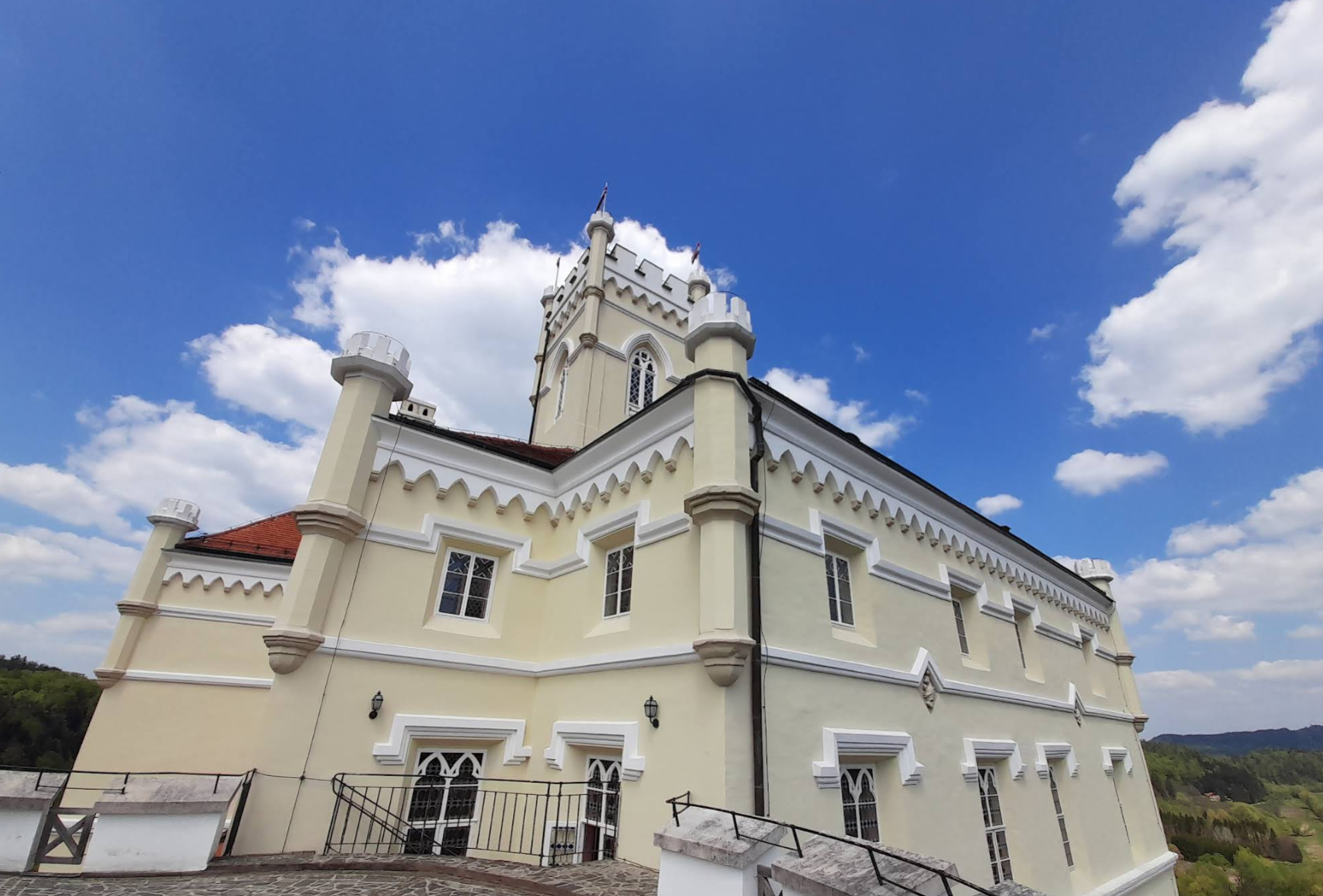 Trakošćan - Trakostyán - Dvor/dvorec Trakošćan - Trakostyán várkastélya