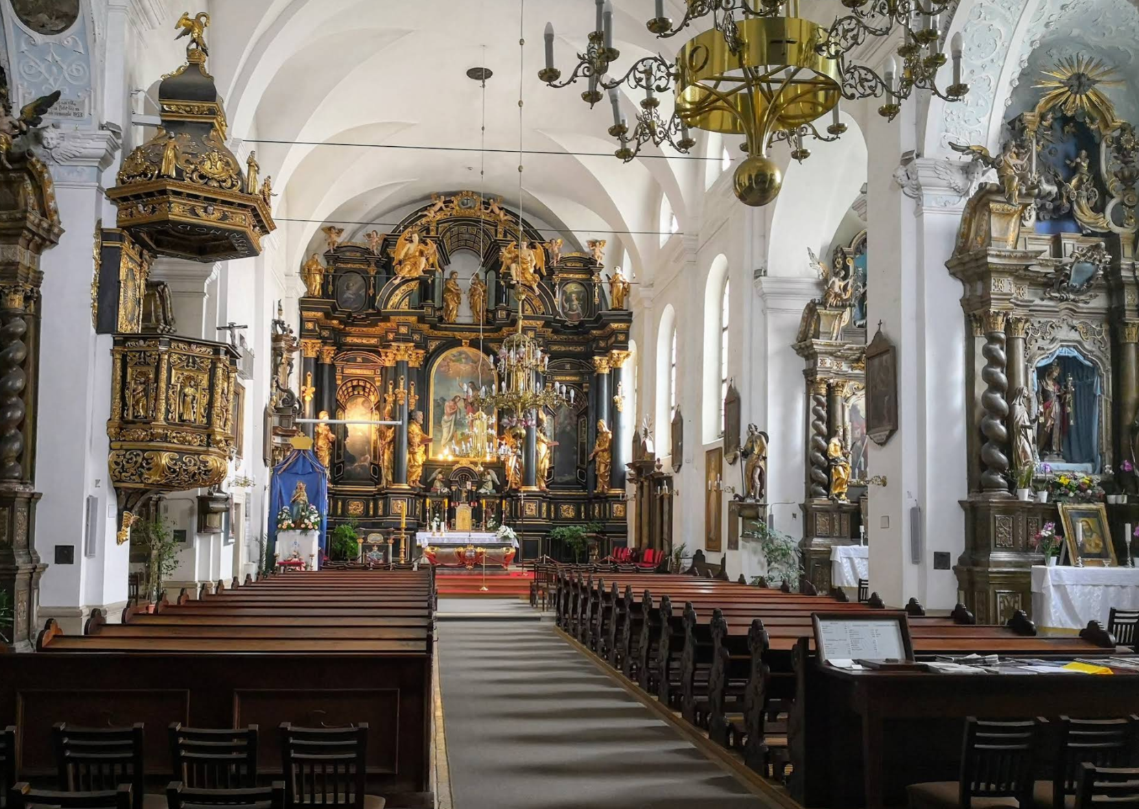 Varaždin - Varasd - Franjevačka crkva sv. Ivana Krstitelja - Keresztelő Szent János-plébániatemplom, ferences templom
