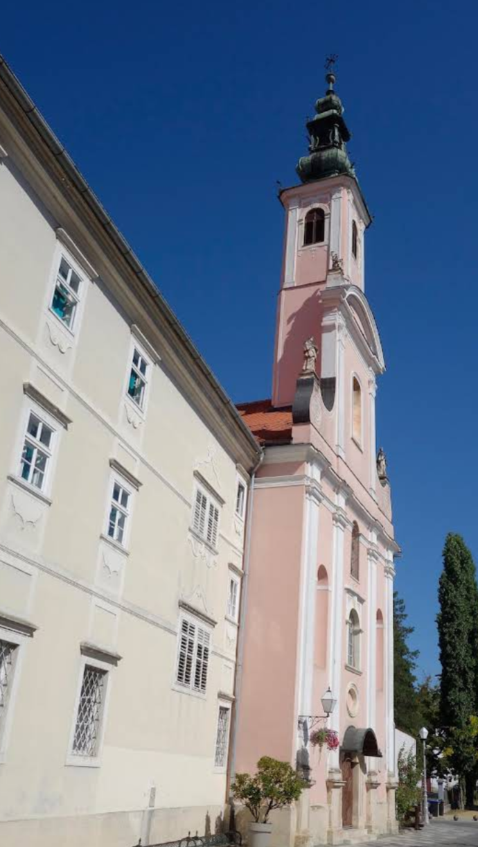 Varaždin - Varasd - Uršulinska crkva Rođenja Isusovoga, Uršulinski samostan - Krisztus születésének temploma, orsolyita templom és kolostor