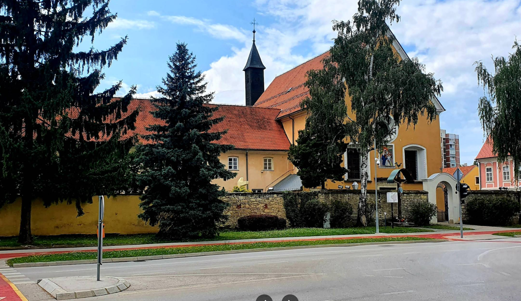 Varaždin - Varasd - Kapucinski samostan i kapucinska crkva Presvetog Trojstva - kapucinus kolostor és Szentháromság-templom, kapucinus templom
