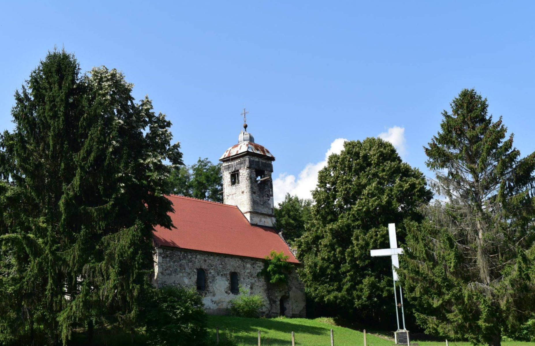 Slatinski Drenovac - Darnóc - srpski pravoslavna crkva svetog Georgija - Szent György szerb ortodox templom