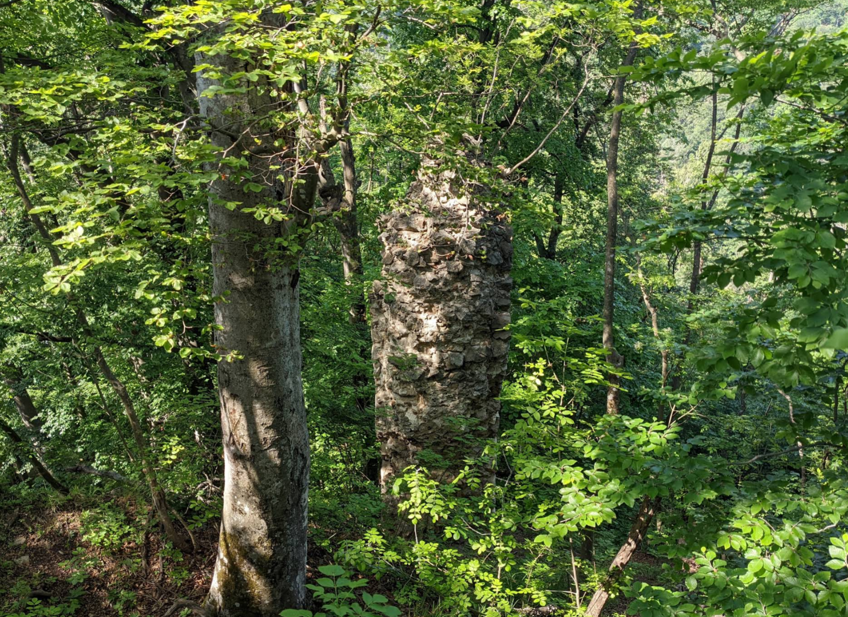 Slatinski Drenovac - Darnóc - Utdvarda Drenovac, Srednjovjekovna utvrda Klak - Darnóc vára, rom, középkori erődítmény
