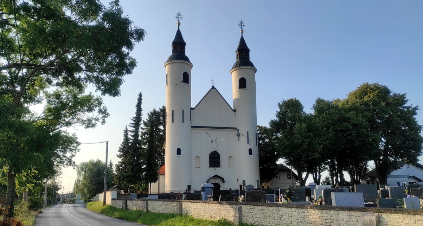 Brezovica - Župna crkva Uznesenja Blažene Djevice Marije - Boldogságos Szűz Mária Mennybemenetele-plébániatemplom a temetőben