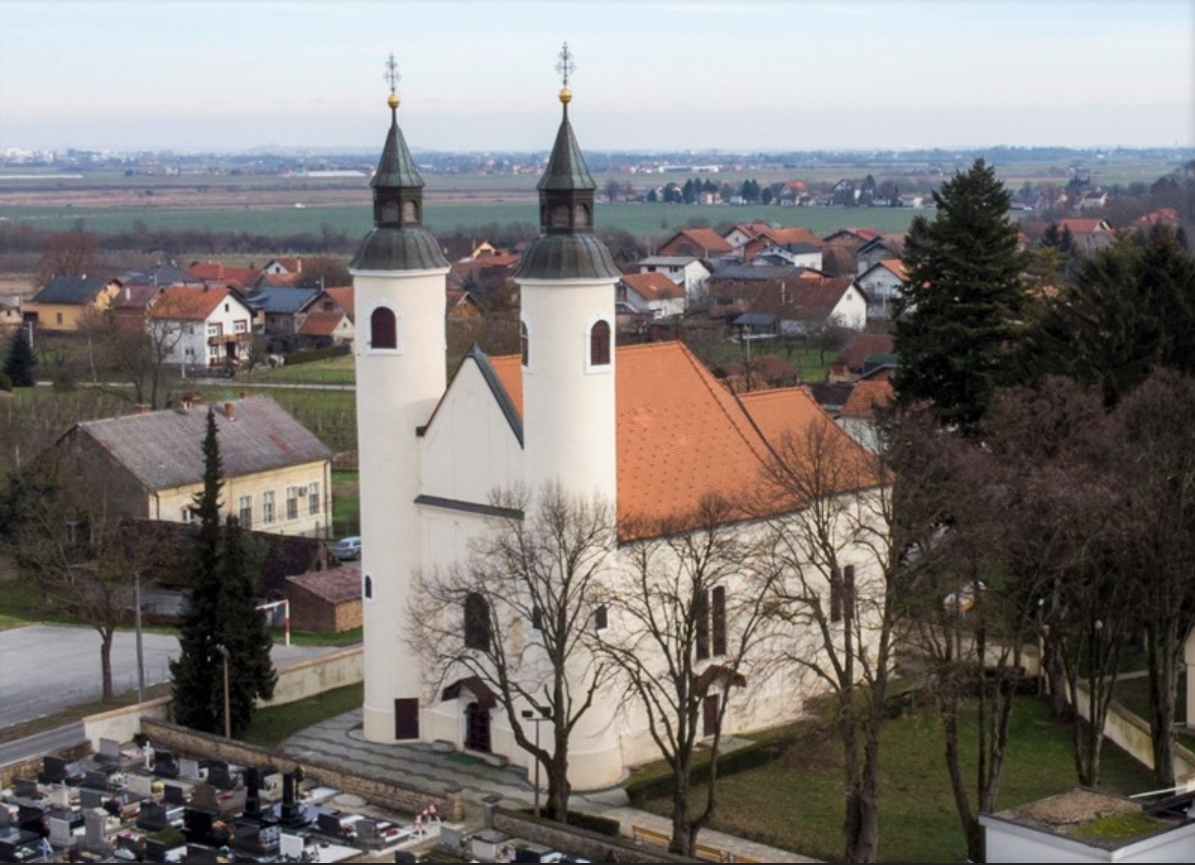 Brezovica - Župna crkva Uznesenja Blažene Djevice Marije - Boldogságos Szűz Mária Mennybemenetele-plébániatemplom a temetőben