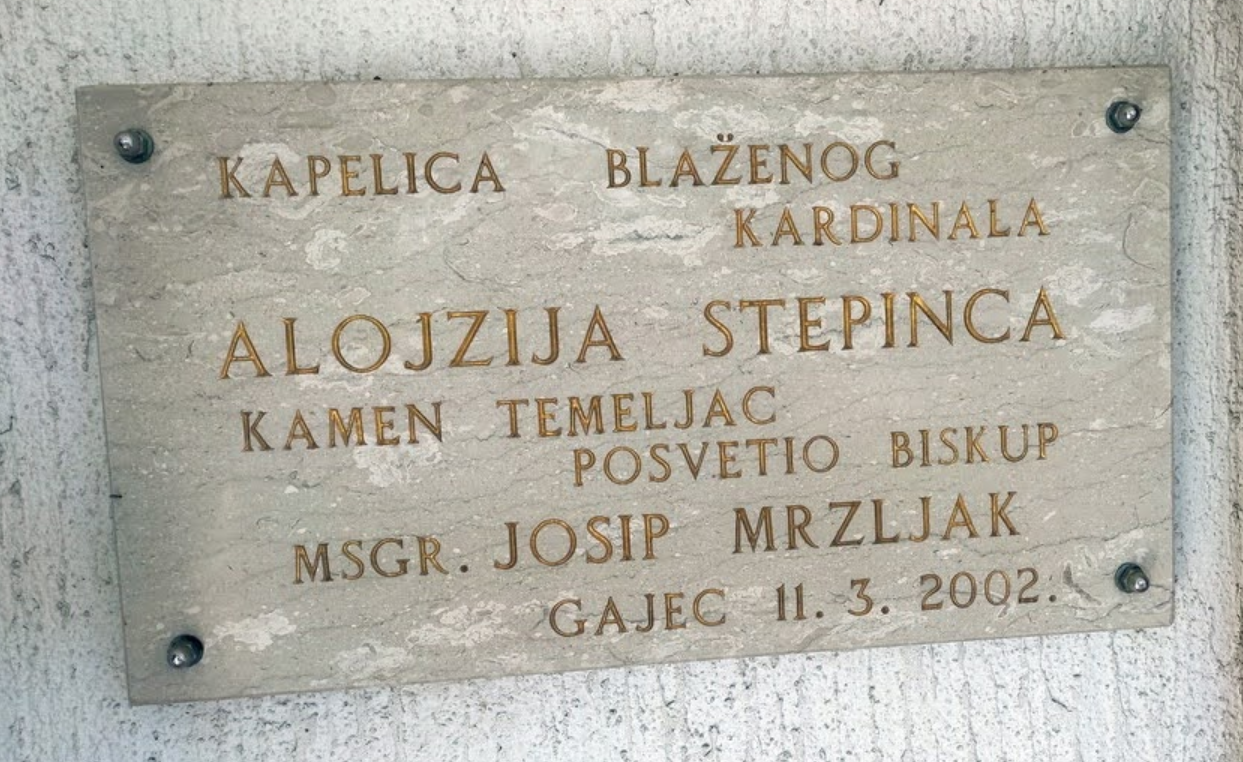 Gajec - Kapelica bl. Alojzije Stepinac - Boldog Alojzije Stepinac-kápolna