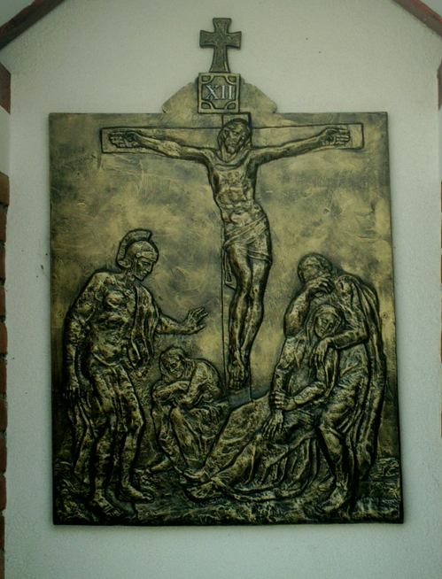 Soblinec - Vanjsk križni put kod crkve - stációs keresztút a templom mellett