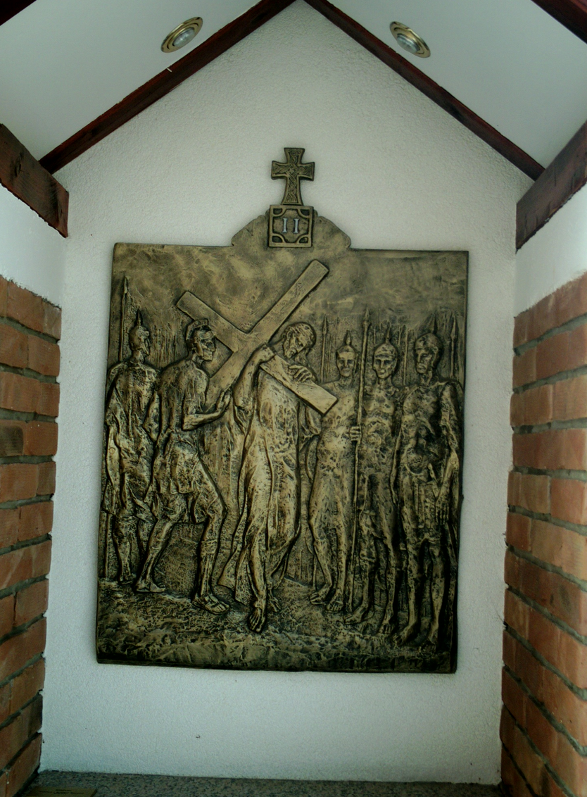 Soblinec - Vanjsk križni put kod crkve - stációs keresztút a templom mellett