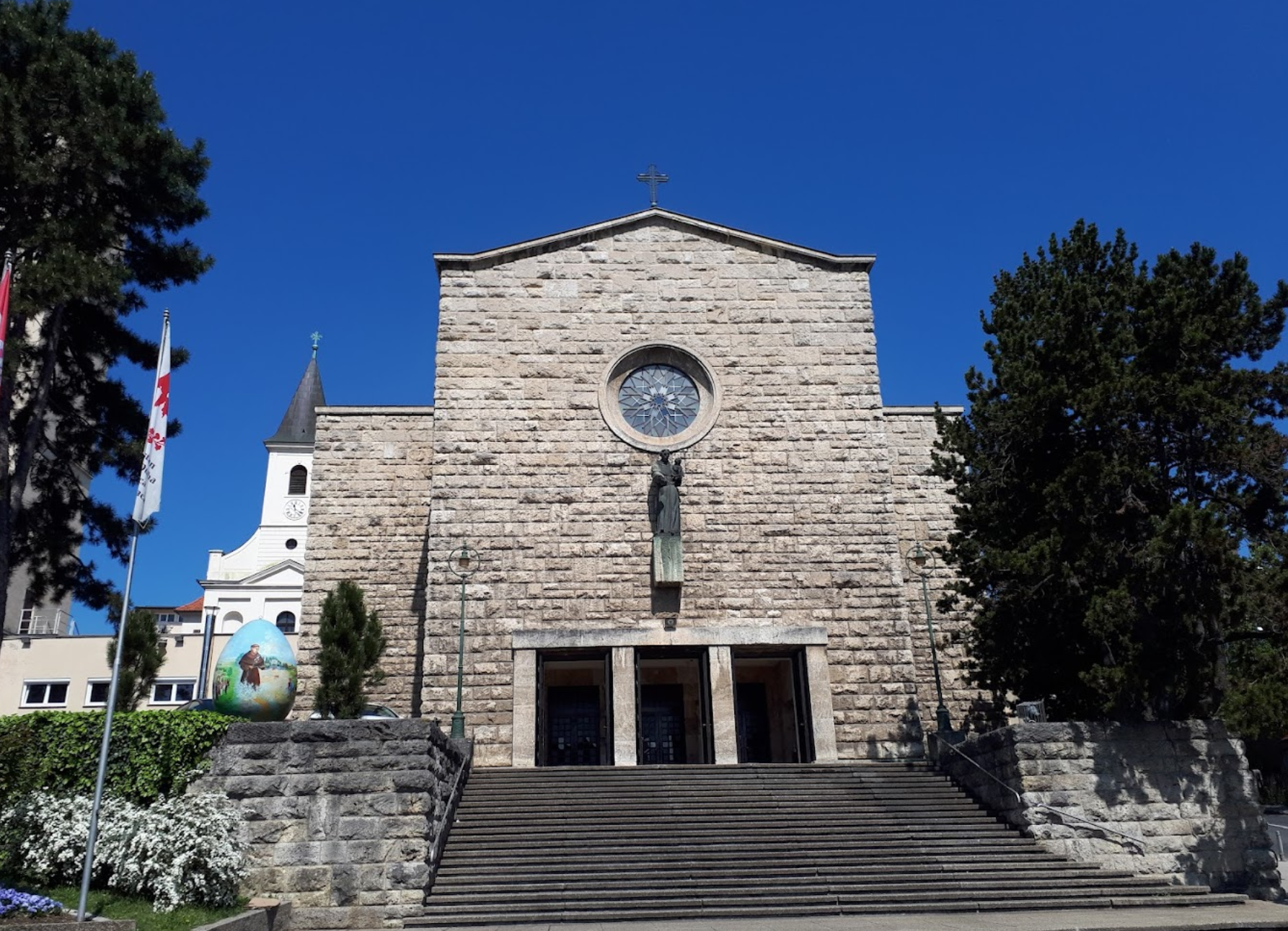 Zagreb, Črnomerec - Bazilika svetog Antuna Padovanskoga - Páduai Szent Antal-bazilika