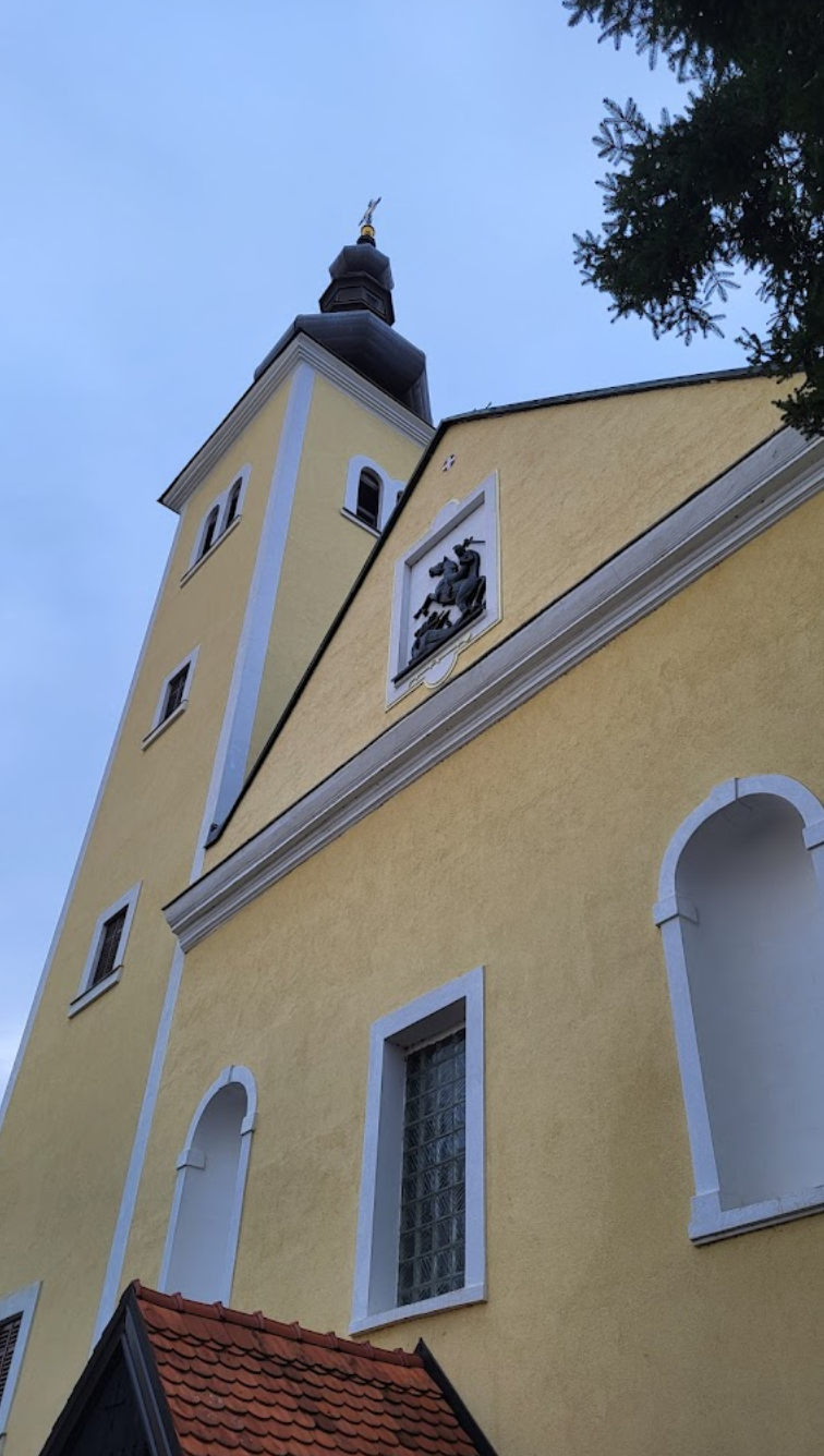 Zagreb, Novi Zagreb – istok - Župna crkva sv. Juraj i imena Marijinog u Odri - Szent György és Mária neve-plébániatemplom Odrában