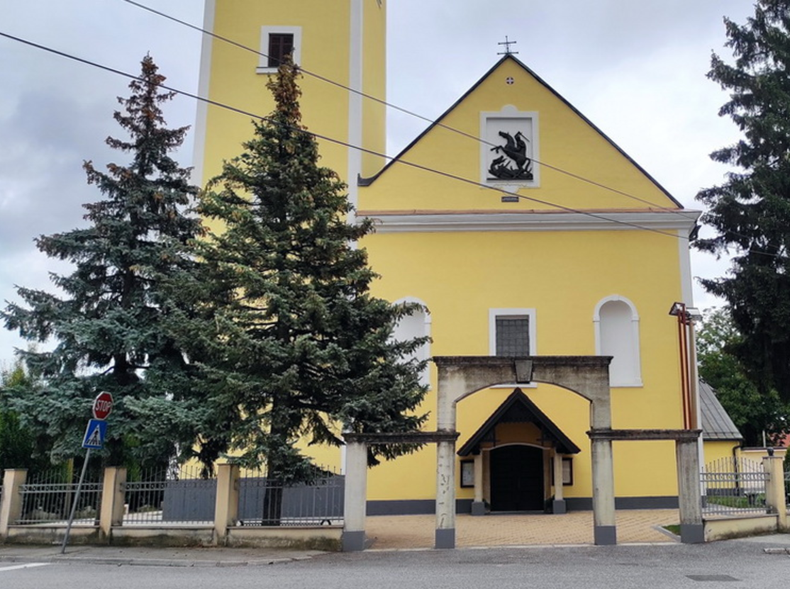 Zagreb, Novi Zagreb – istok - Župna crkva sv. Juraj i imena Marijinog u Odri - Szent György és Mária neve-plébániatemplom Odrában