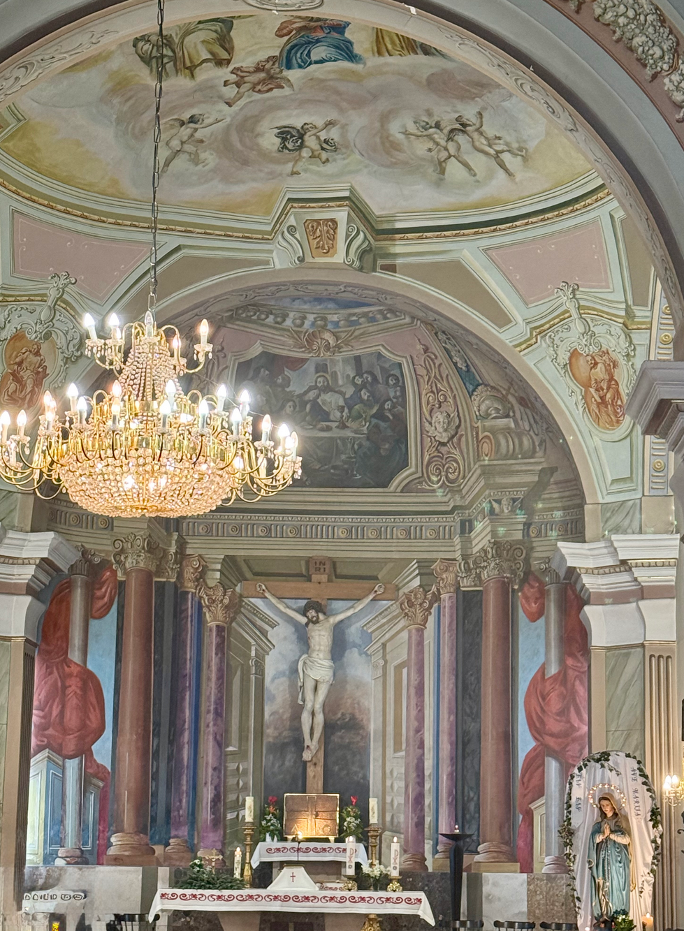Zagreb, Novi Zagreb – istok - Župna crkva sv. Juraj i imena Marijinog u Odri - Szent György és Mária neve-plébániatemplom Odrában