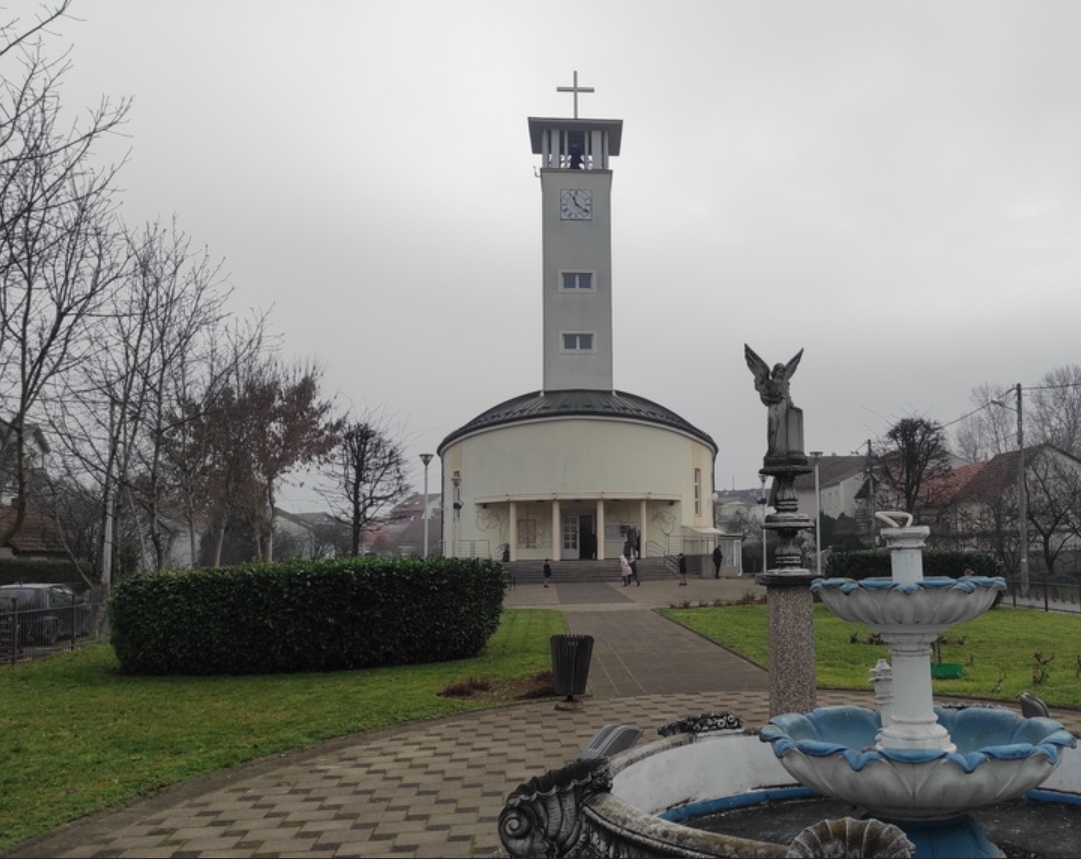 Zagreb, Novi Zagreb – istok - Župna crkva sv. Anđela - Szent Angyal-plébániatemplom