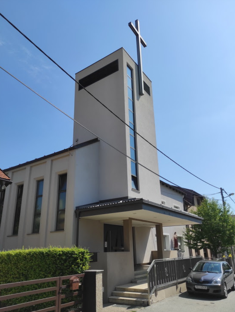 Zagreb, Trešnjevka – sjever - Župna crkva svete Ana - Szent Anna-plébániatemplom
