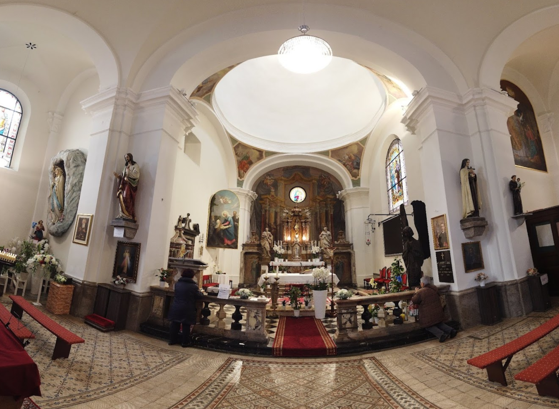 Zagreb, Gornji Grad - Župna crkva Pohoda Blažene Djevice Marije (BDM)/svete Marije na Dolcu - Boldogságos Szűz Mária látogatása-plébániatemplom