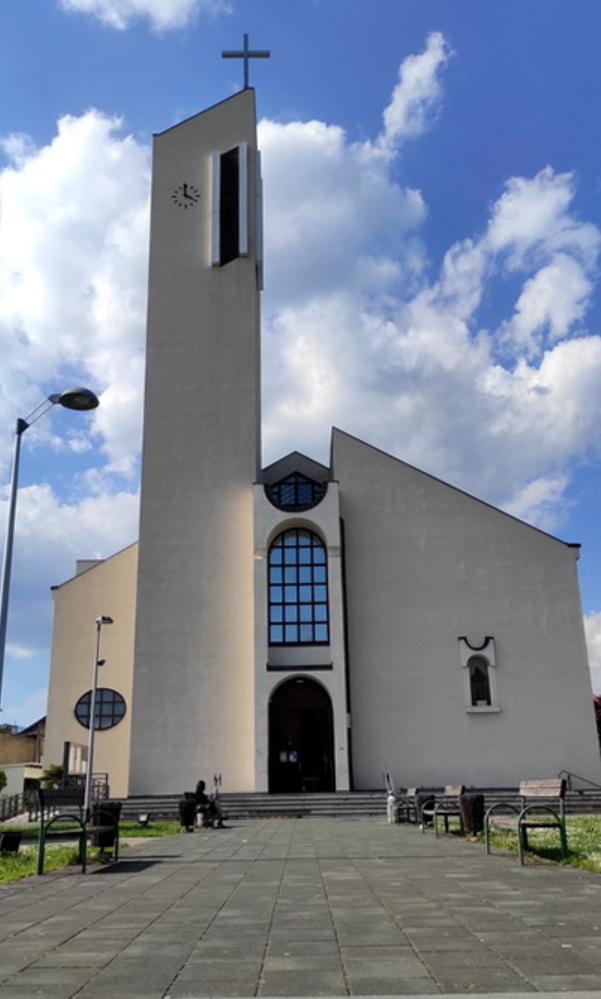 Zagreb, Gornja Dubrava - Župna crkva sv. Leopold Mandić u Dubravi - Szent Lipót Mandić-plébániatemplom Dubraviban