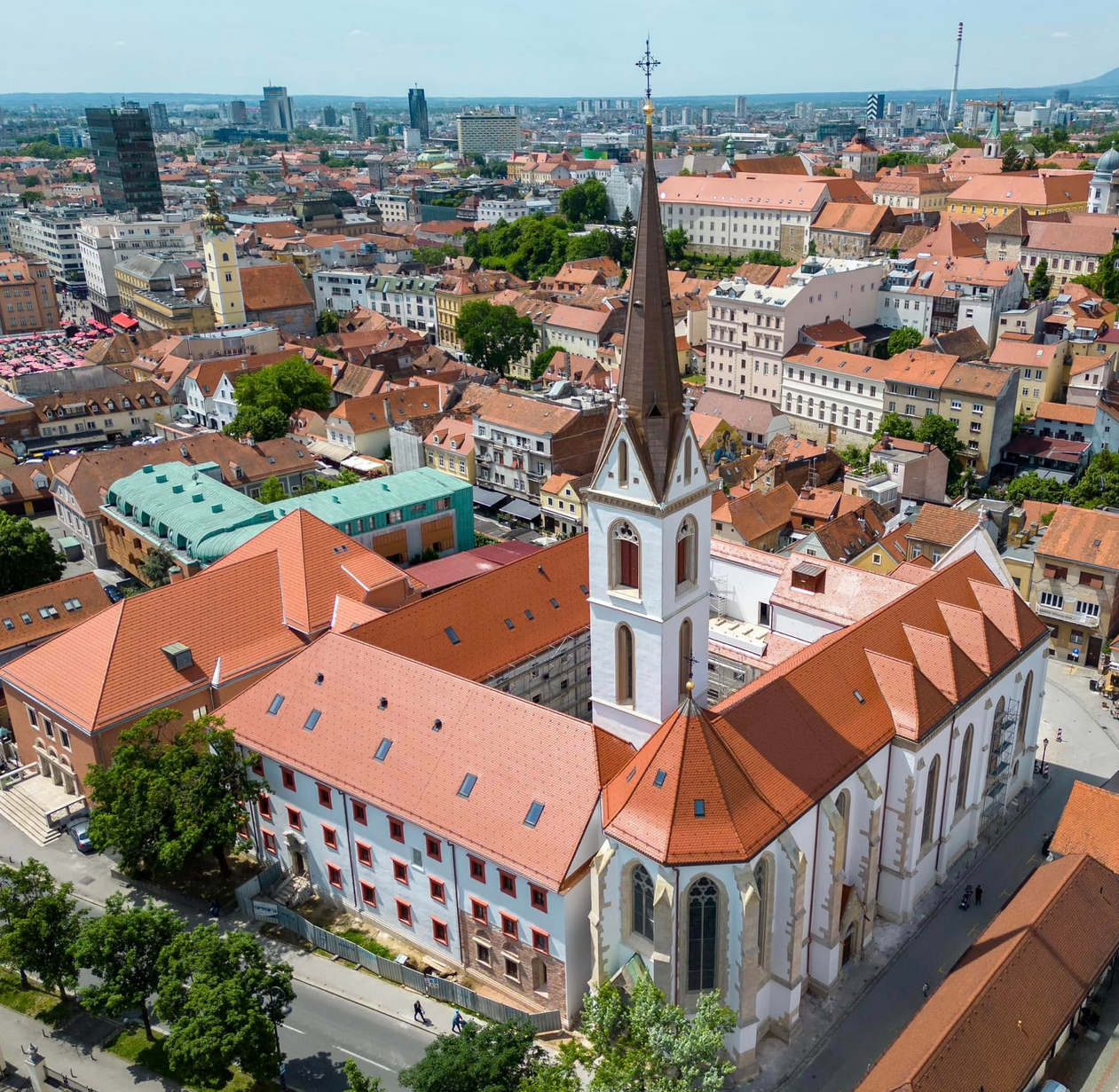 Zagreb, Gornji Grad - Franjevački samostan i crkva svetog Franje Asiškog - Ferences koolostor és Assisi Szent Ferenc-templom